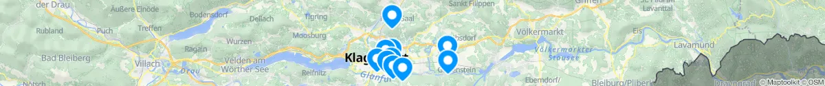 Map view for Pharmacies emergency services nearby Poggersdorf (Klagenfurt  (Land), Kärnten)